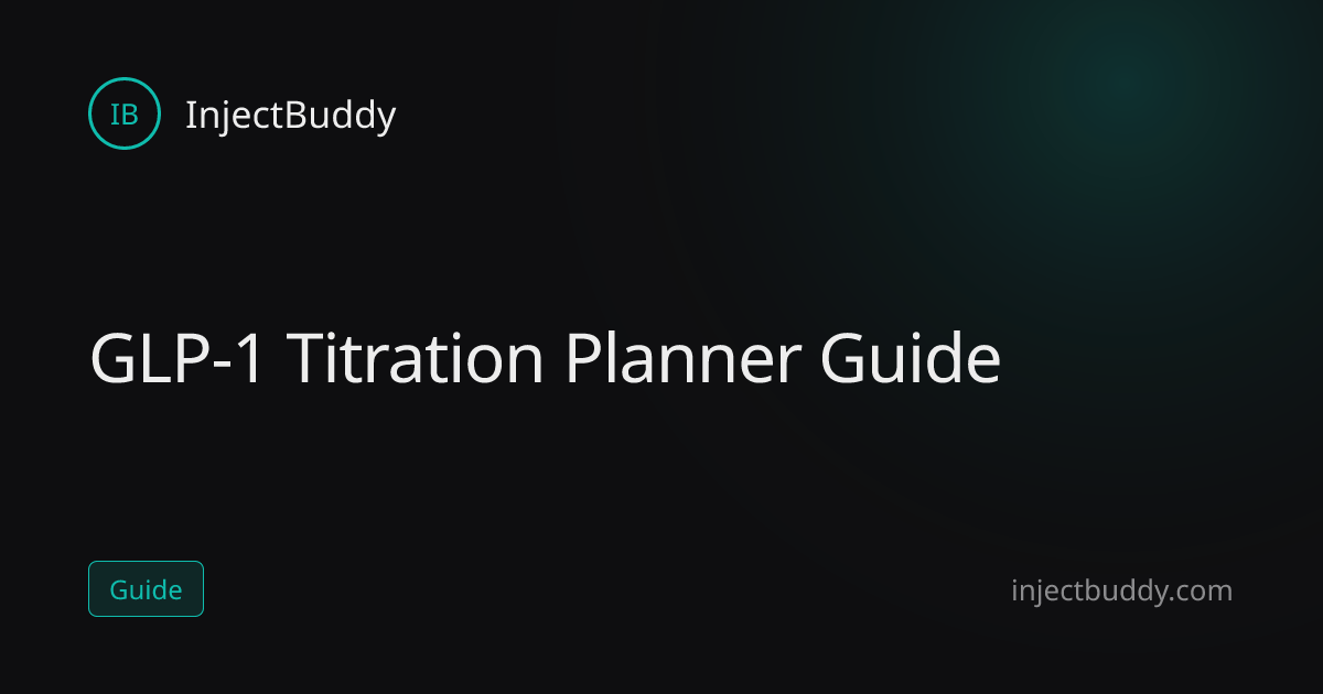 How Does GLP-1 Titration Work? | InjectBuddy