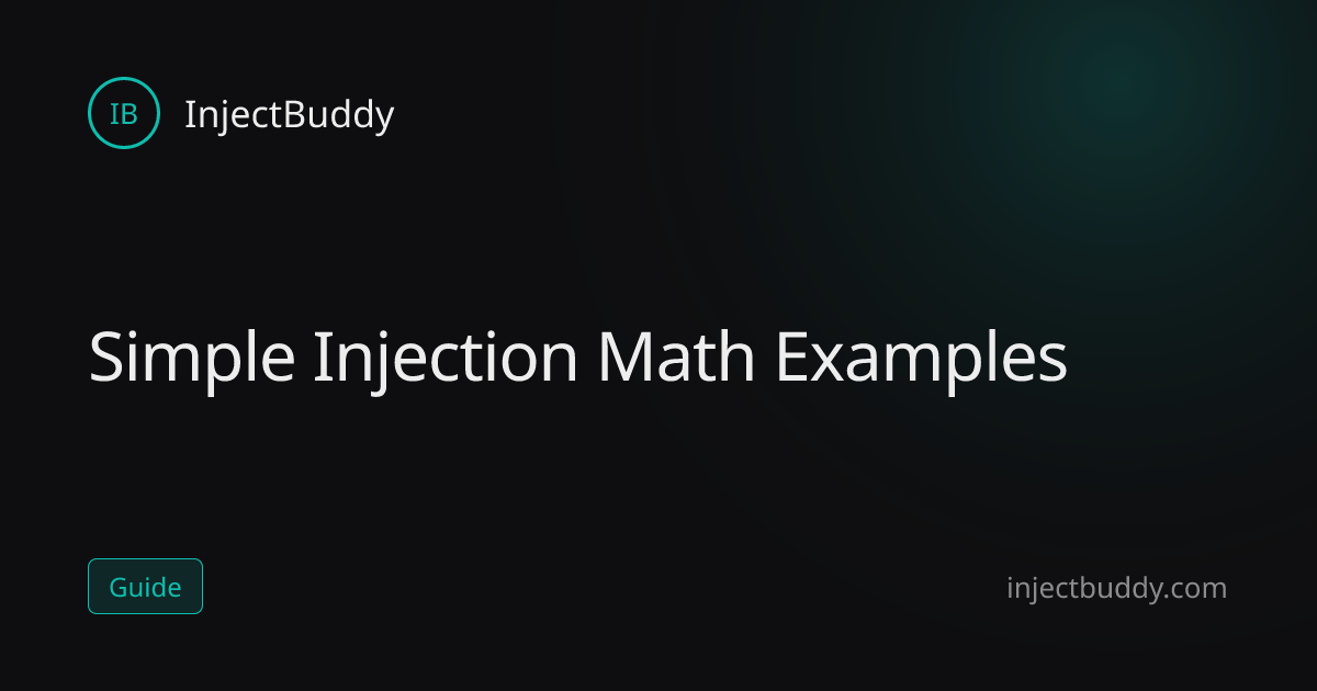 How Do You Calculate Injection Doses? | InjectBuddy